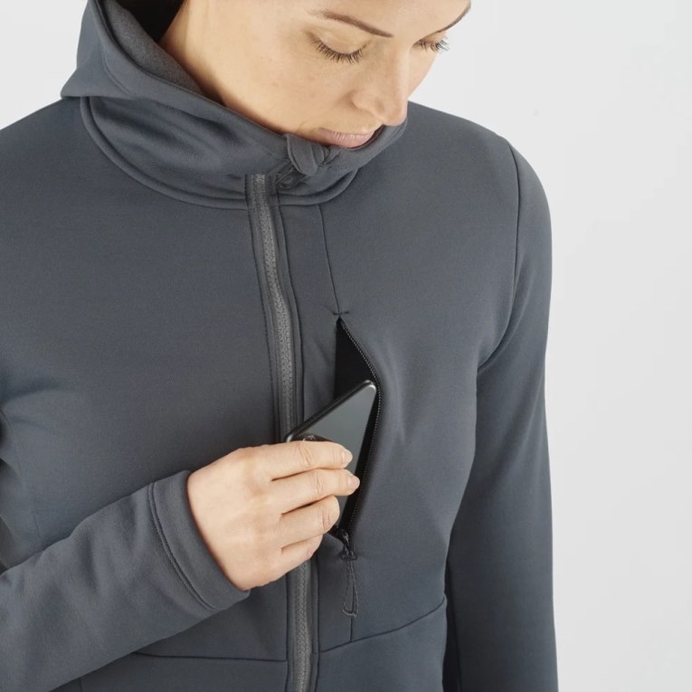 Chaquetas Salomon Essential Xwarm Mujer Negros | MX GFBU270